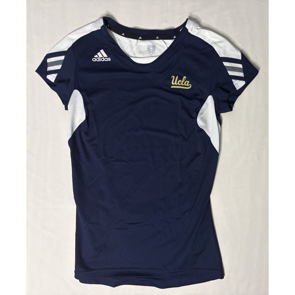 Adidas UCLA Bruins 40th Anniversary Title IX Athletic Jersey Women's Small Blue